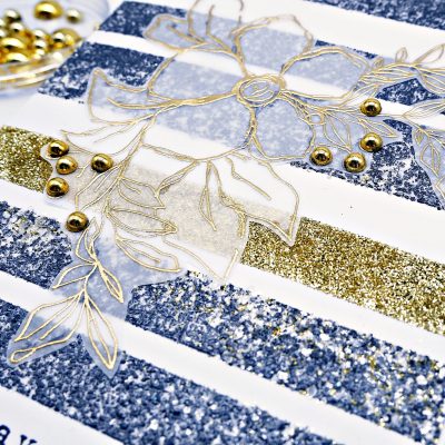 wow embossing card gold