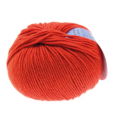 fil de laine mérinos stafil orange