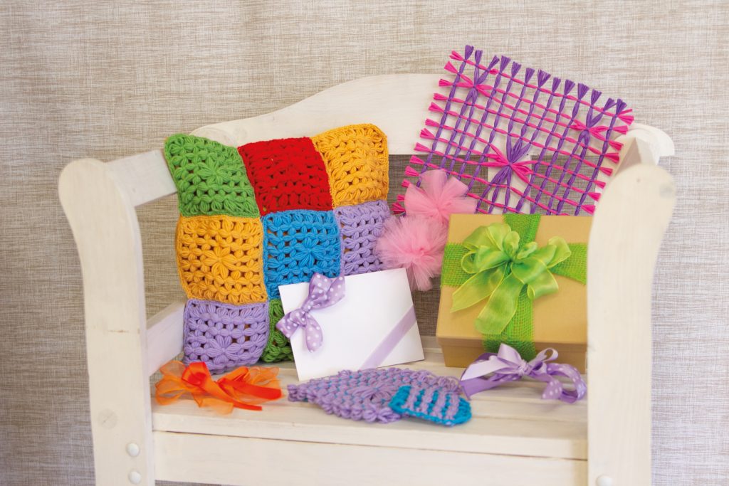 multi pin loom stafil crochet weaving