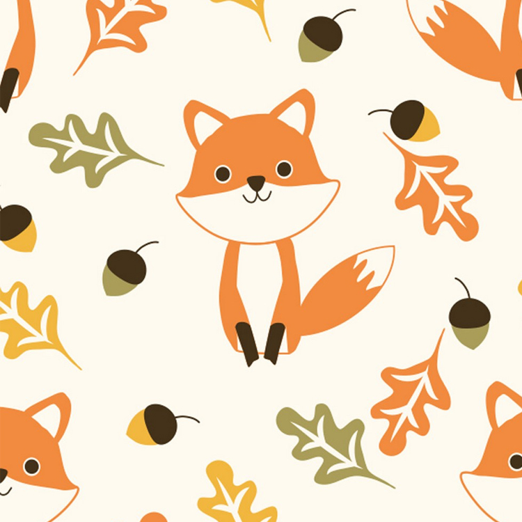 felt foxes autumn stafil
