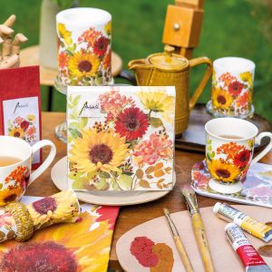 sunny flowers napkins ambiente