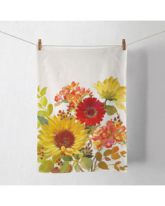 tea towel sunny flower sunflower ambiente