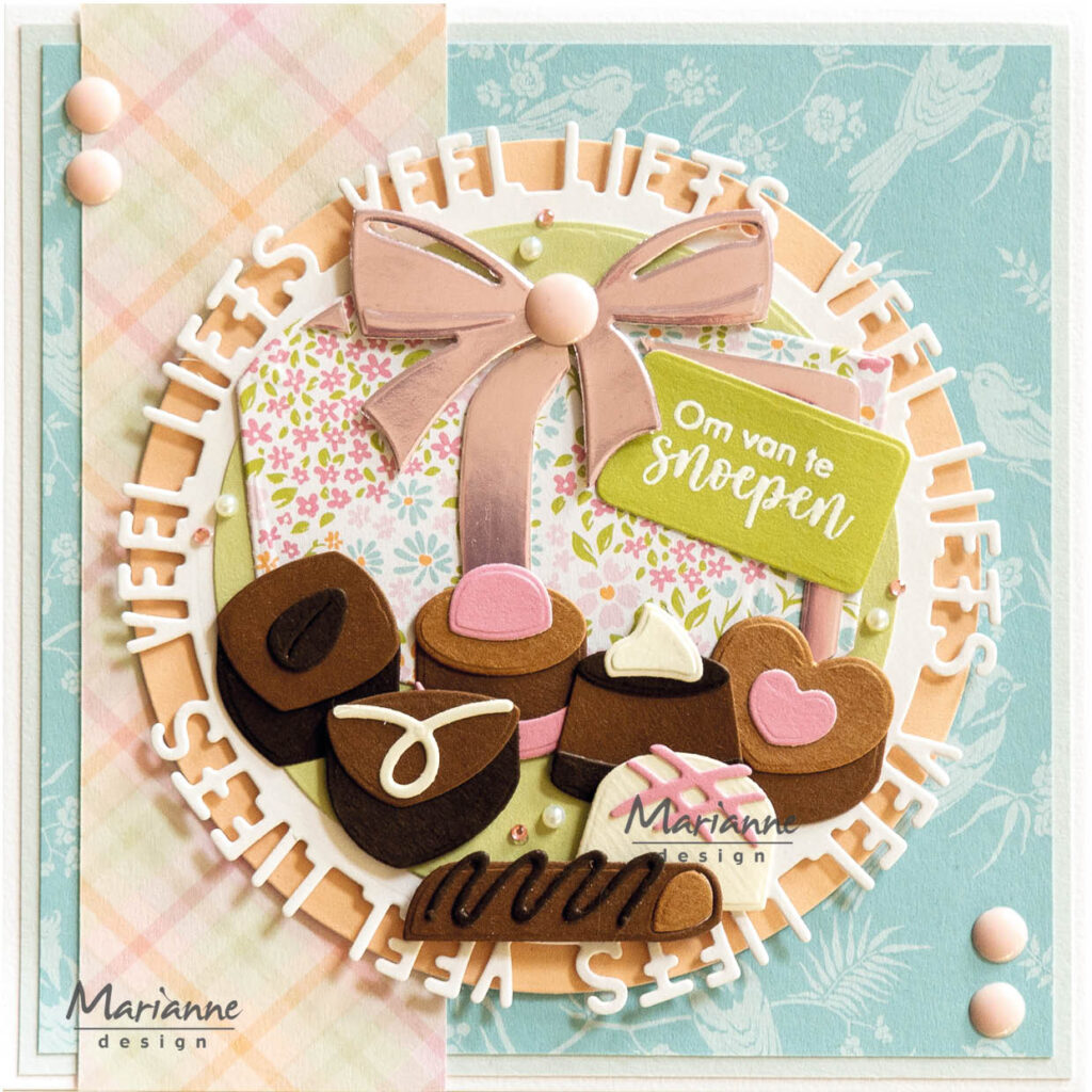 voorbeeldkaart Marianne Design bonbons
